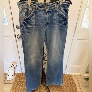 Vintage Chip & Pepper California Vintage Fit Distressed Bootcut Jeans 33